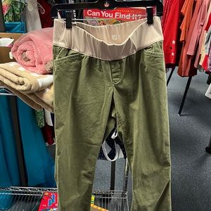 💜Gap Maternity Green Pants Size 8